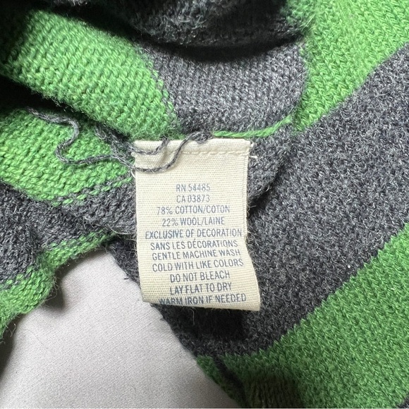 American Eagle AE Vintage Fit Sweater Men’s Size Large Green Cotton/Wool - Picture 5 of 9